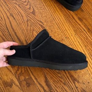 Ugg’s Black Suede Slippers